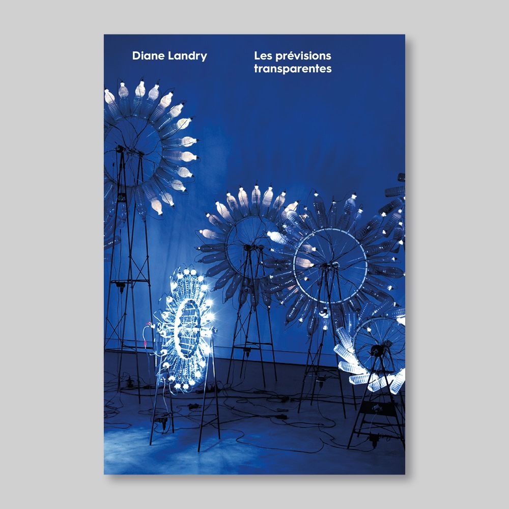 Couverture du livre Diane Landry. Les prévisions transparentes, ouvrage d'art contemporain.