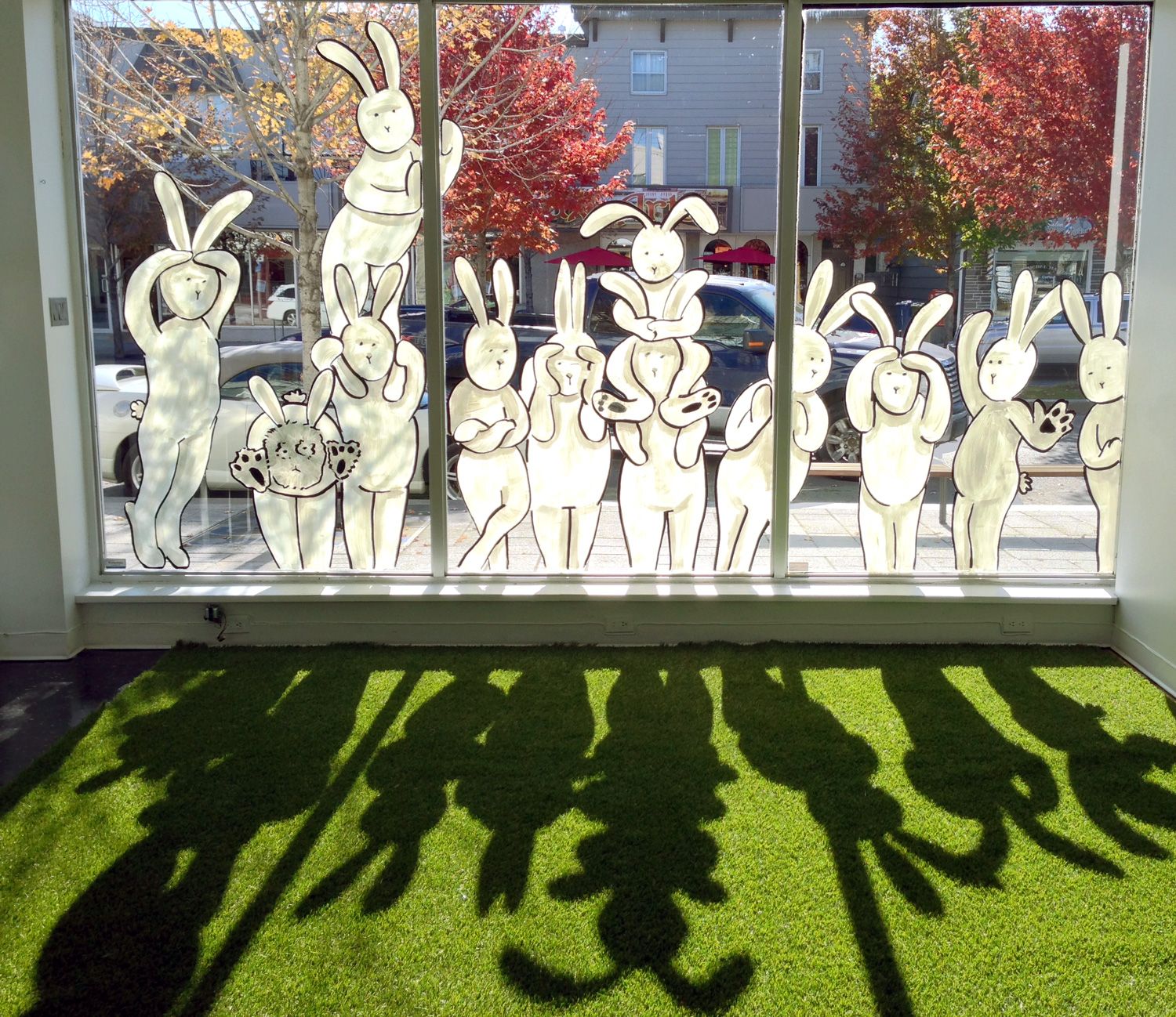 View of the exhibition _Lapincyclope_, Musée d’art de Joliette, 2013. Photo: Jonathan Plante.