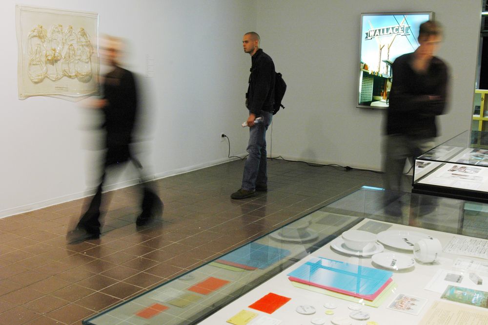 View of the exhibition _Iain Baxter&_, VOX, from September 10 to October 22, 2005. Credit: Frédéric Bouchard.