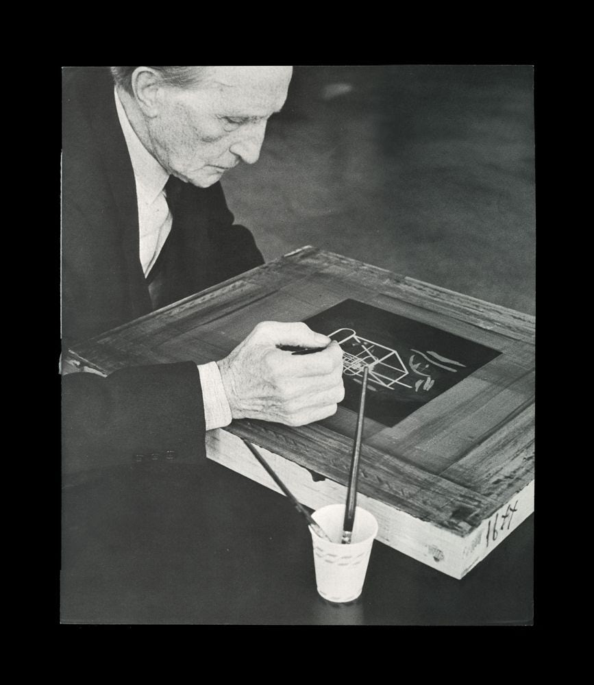 Marcel Duchamp, _Glissière contenant un moulin à eau en métaux voisins_, composante de la  Boîte Blanche. VOX, 2009.