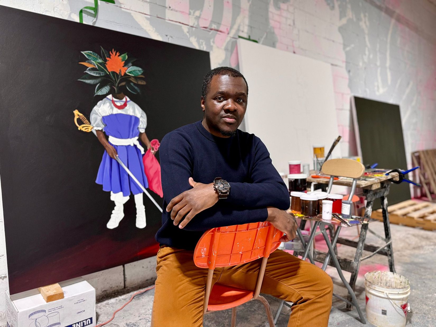 Portrait of Moridja Kitenge Banza