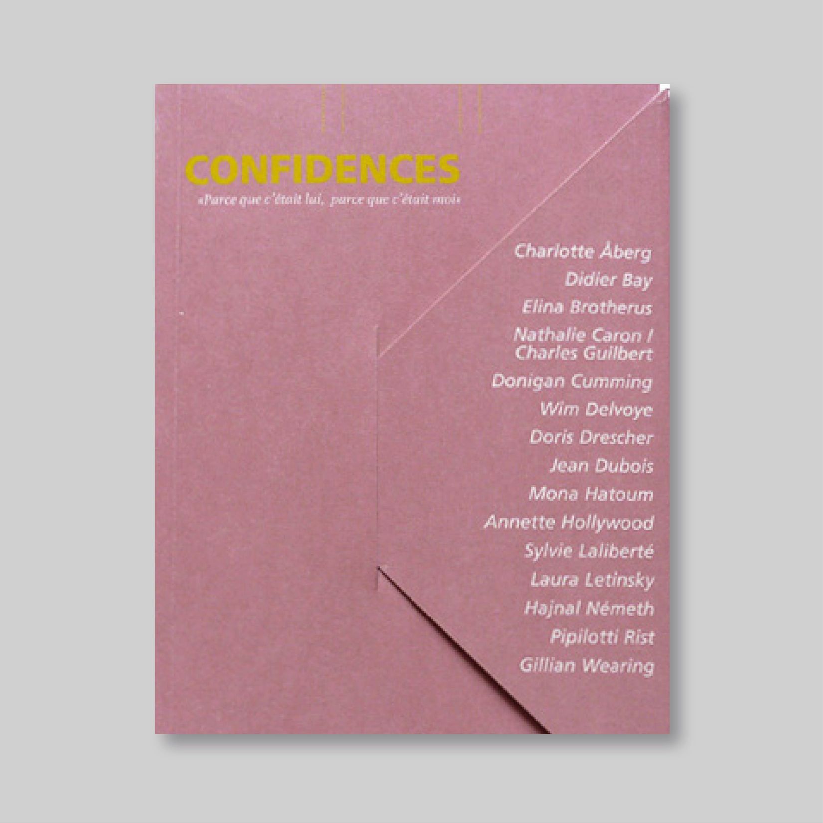 Confidences publication