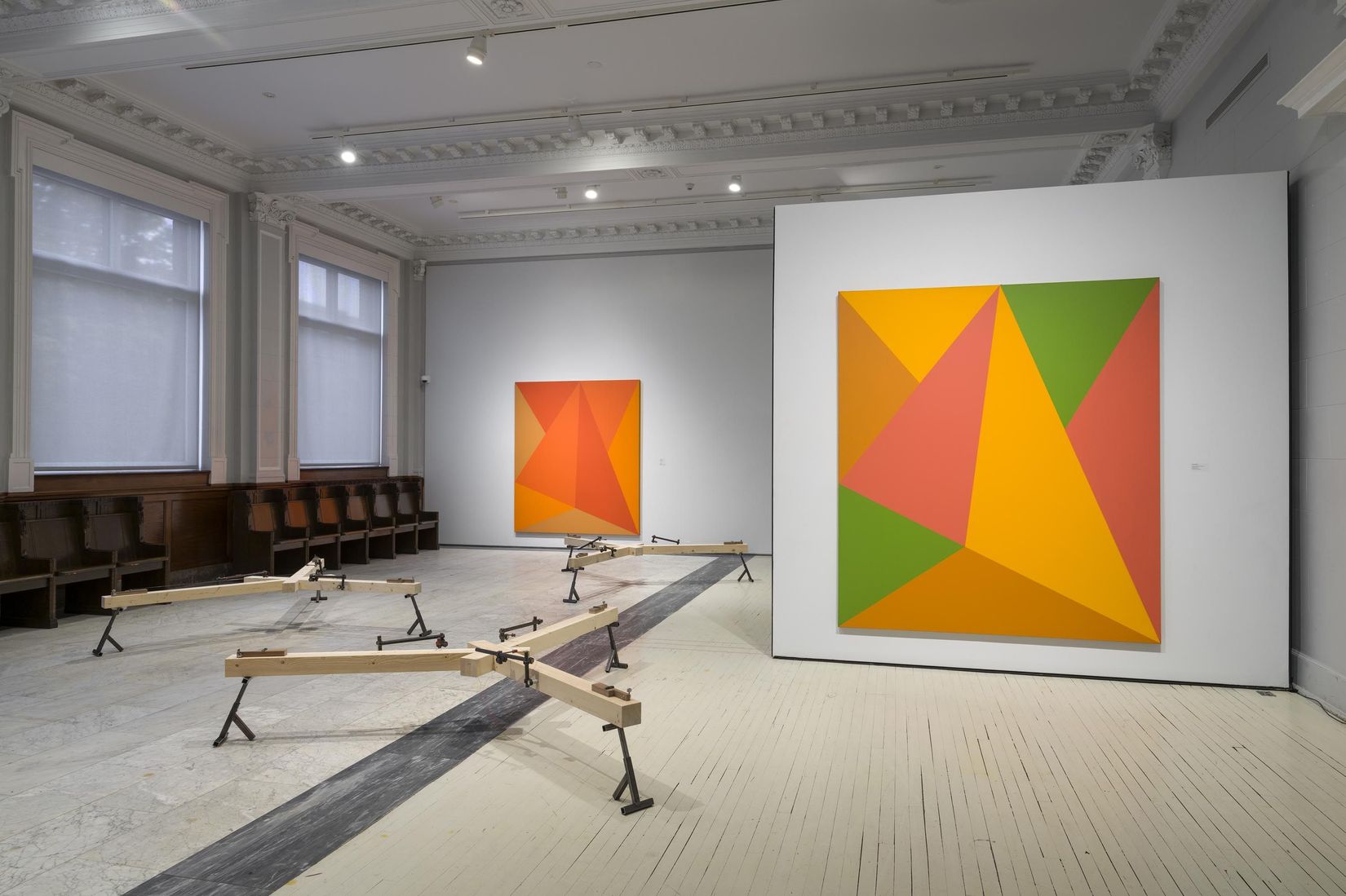 Vue de l’exposition à la Fondation Guido Molinari