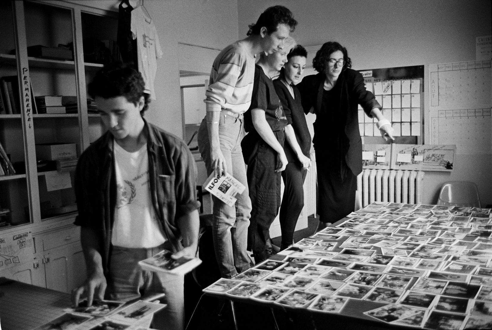 Alain Chagnon, Vox Populi. De gauche à droit : Marcel Blouin, Jean-Marc Ravatel, Cynthia Poirier, Danielle Bérard, Sophie Bellissent.