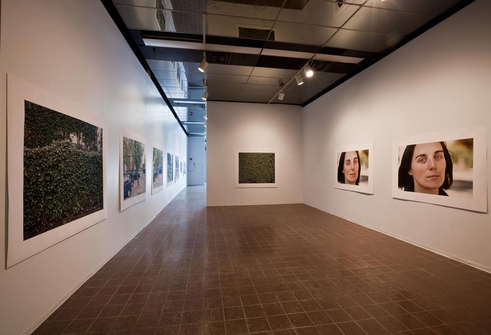 Vue de l’exposition _Chantal Maes. Voyage Out,_ VOX, 2010. Crédit : Michel Brunelle.