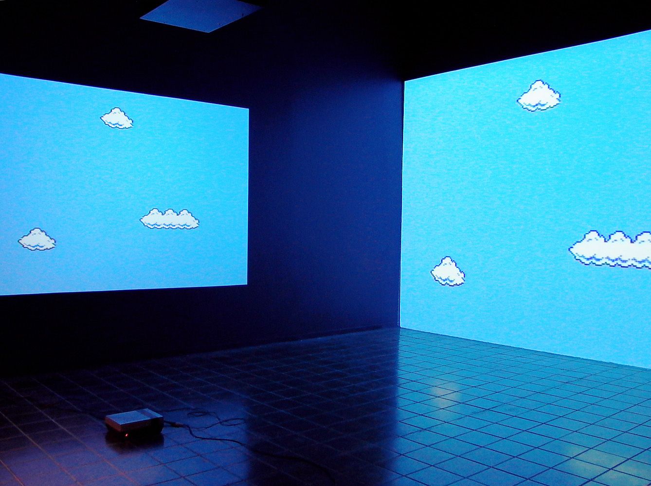View of the exhibition _Le système des allusions_, VOX, 2005. Photo: VOX