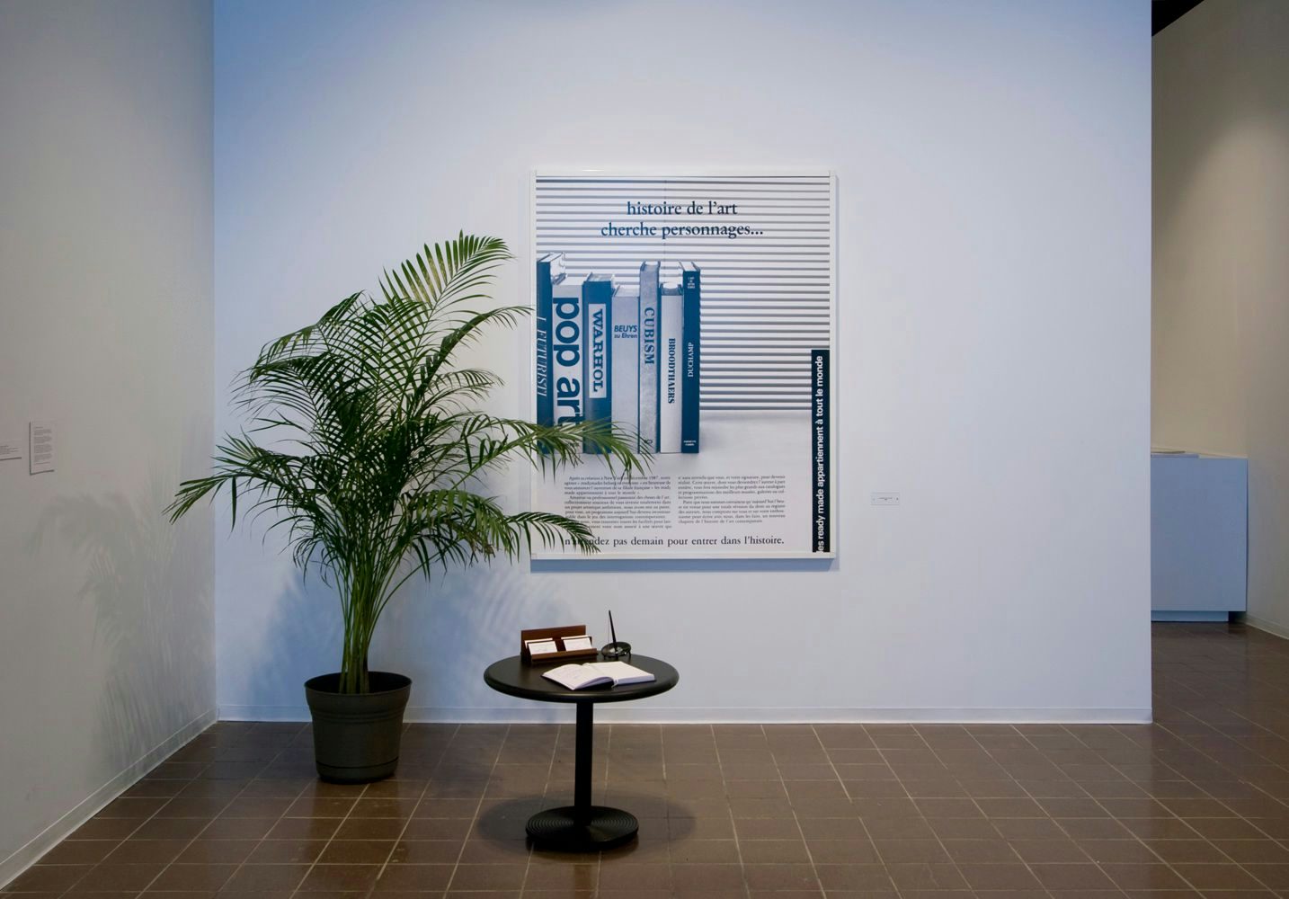View of the exhibition: _Tractatus Logico-Catalogicus_, VOX, 2008. Photo: Michel Brunelle.