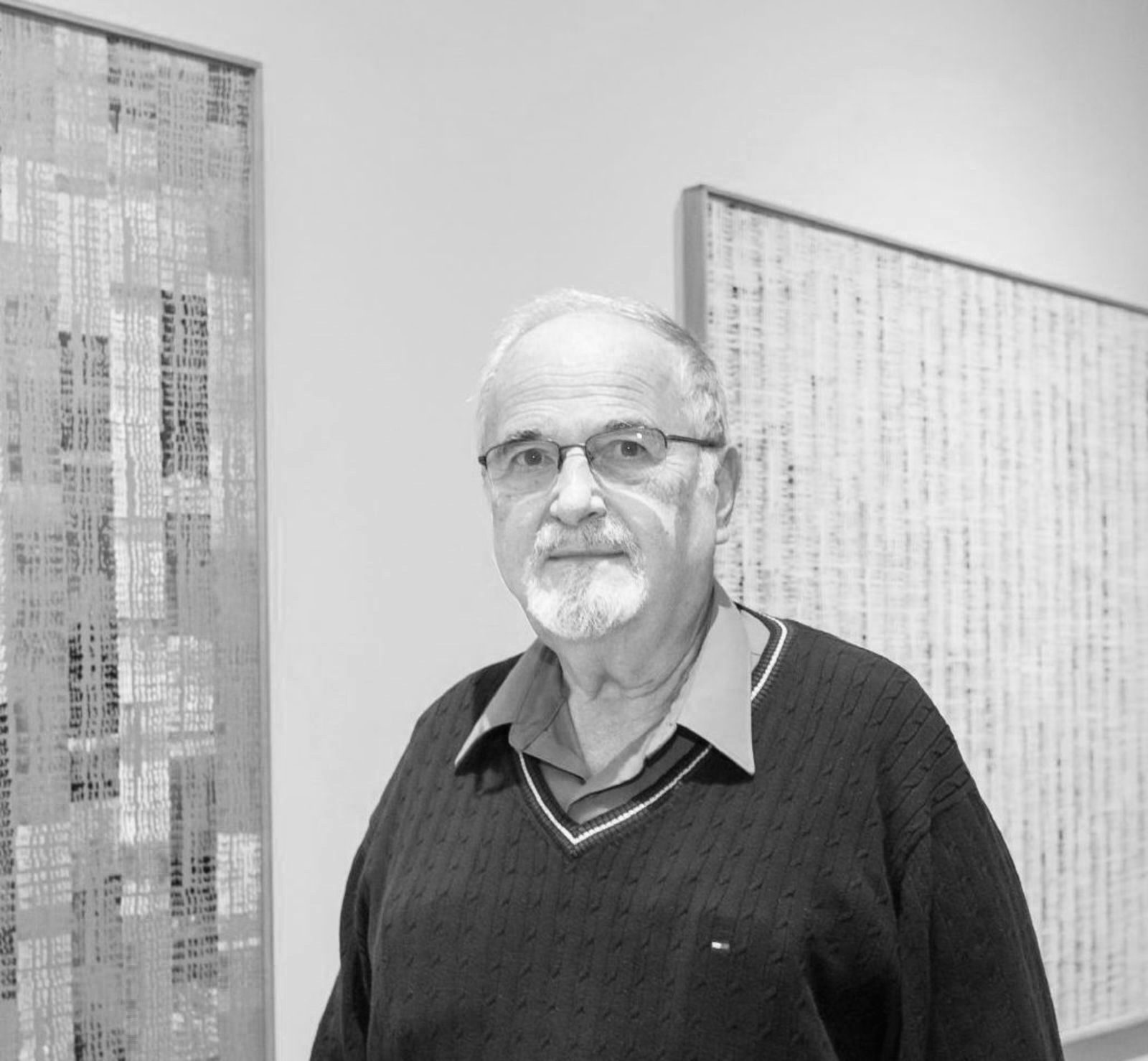 Portrait of Bill Vazan. 
