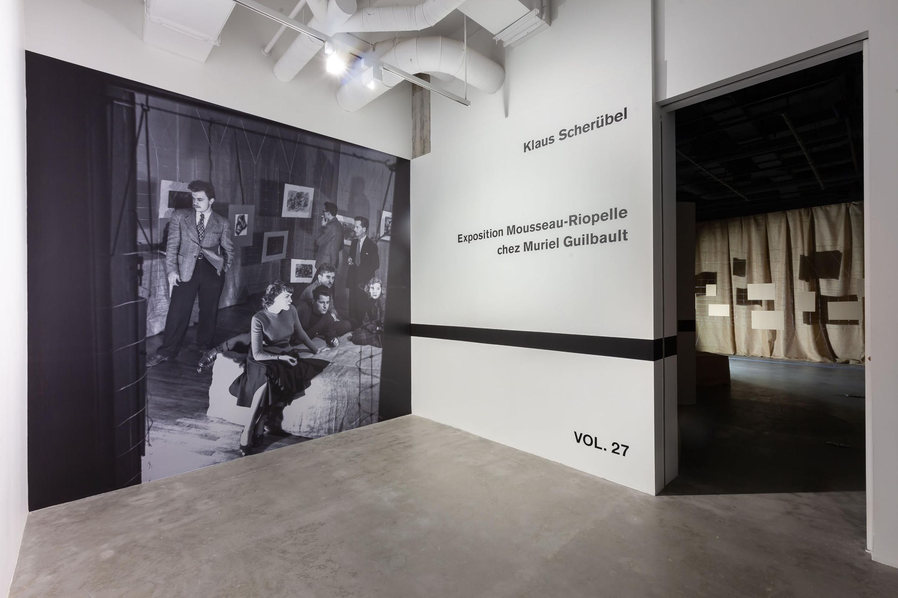 Klaus Scherübel, Sans titre (Exposition Mousseau-Riopelle chez Muriel Guilbault, 1947)