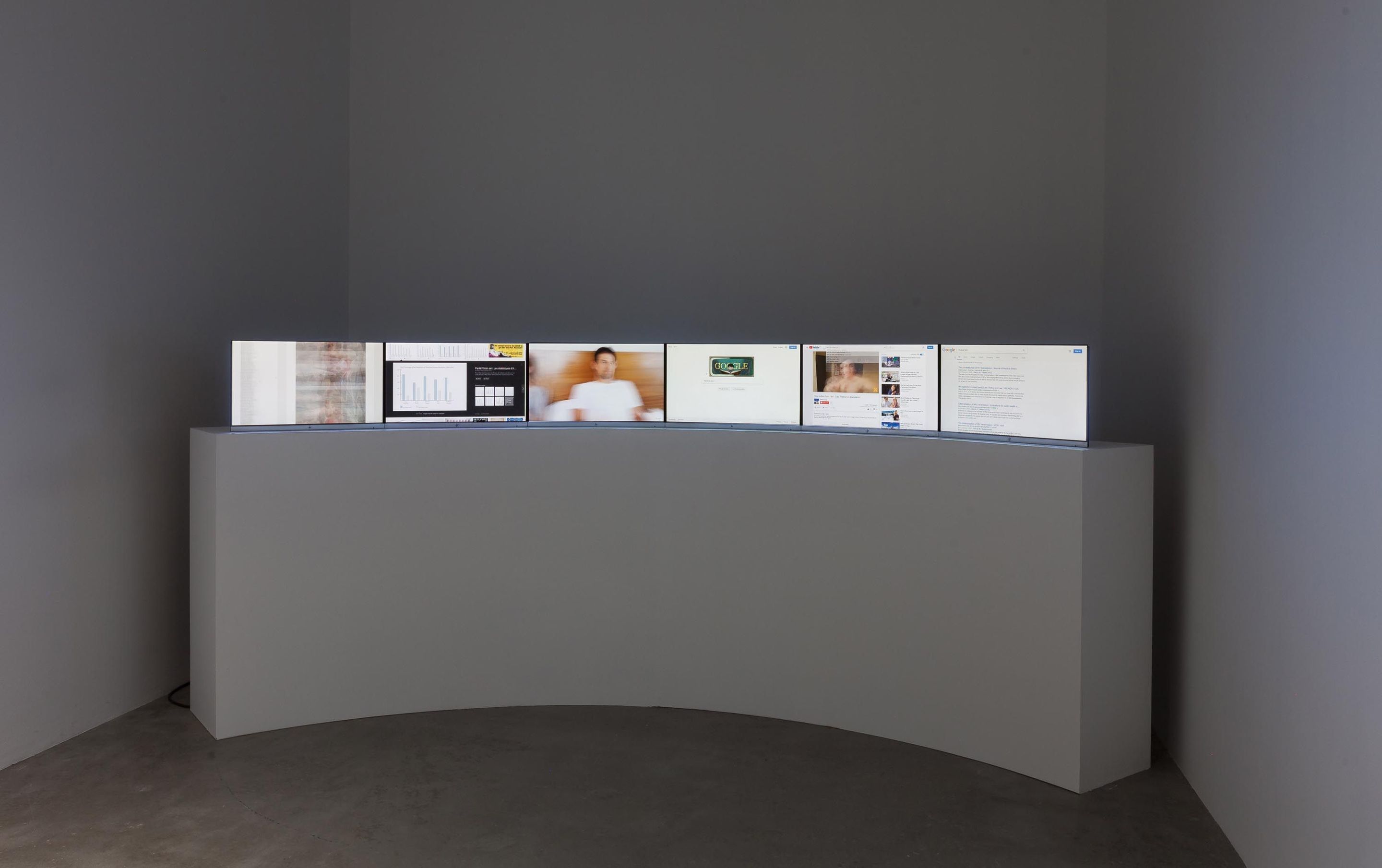 View of the exhibition Étant données, VOX, 2018. Credit: Michel Brunelle.