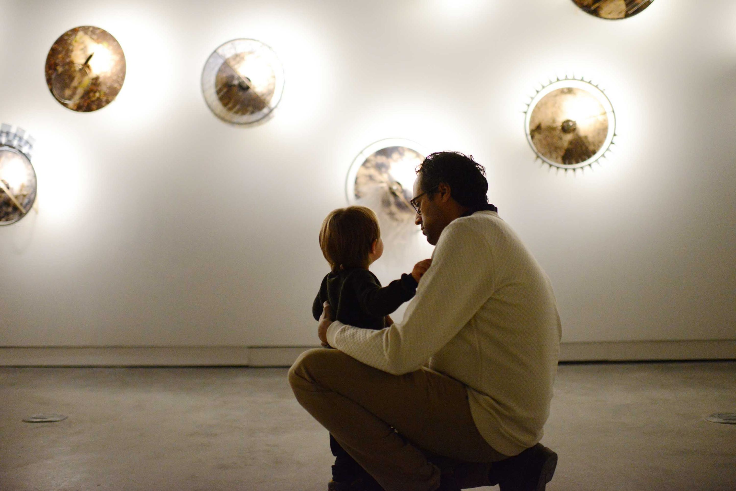 View of the exhibition Diane Landry. Celestial Mechanics, VOX, 2023